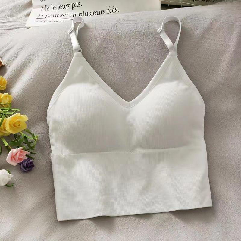 Product Introduction of Áo Vest Lớp Cơ Sở Áo Yếm, Áo Ống, Áo Lót, Áo Sơ Mi Lớp Cơ Sở Dụng Cụ, Dễ Phối Đồ Có Thể Mặc Ngoài Trời, Cô Gái Nóng Bỏng Gợi Cảm, Màu Trơn Có Thể Mặc Bên Trong, Bao Gồm Áo Yếm, Số Lượng Áo 12