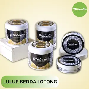 Mabello Lulur Hitam Mabello Bedda Lotong Original Halal BPOM Pencerah Pemutih Kulit Penghilang Selulit Lulur Rempah Hitam