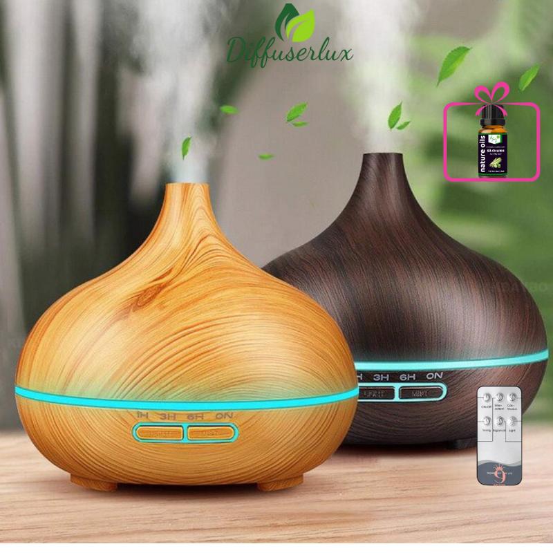 Máy xông tinh dầu cổ cao dung tích 550ml máy sông phun tinh dầu hẹn giờ - DIFFUSER LUX Phun Sương Tạo Độ Ẩm Máy Khuếch Tán Tinh Dầu máy xông