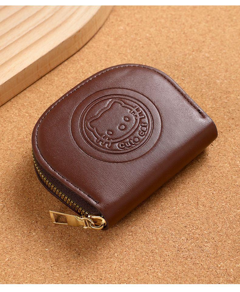 Product Introduction of Cute cat card bag, women's lightweight card bag, retro zipper cute storage wallet, minimalist mini ins plastic  bag spice  bags 12