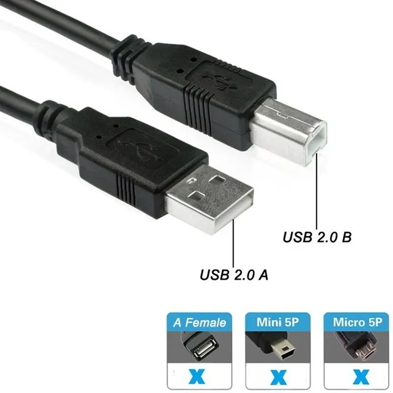 Dây cáp máy in cổng USB dài 1.5m tốt 8