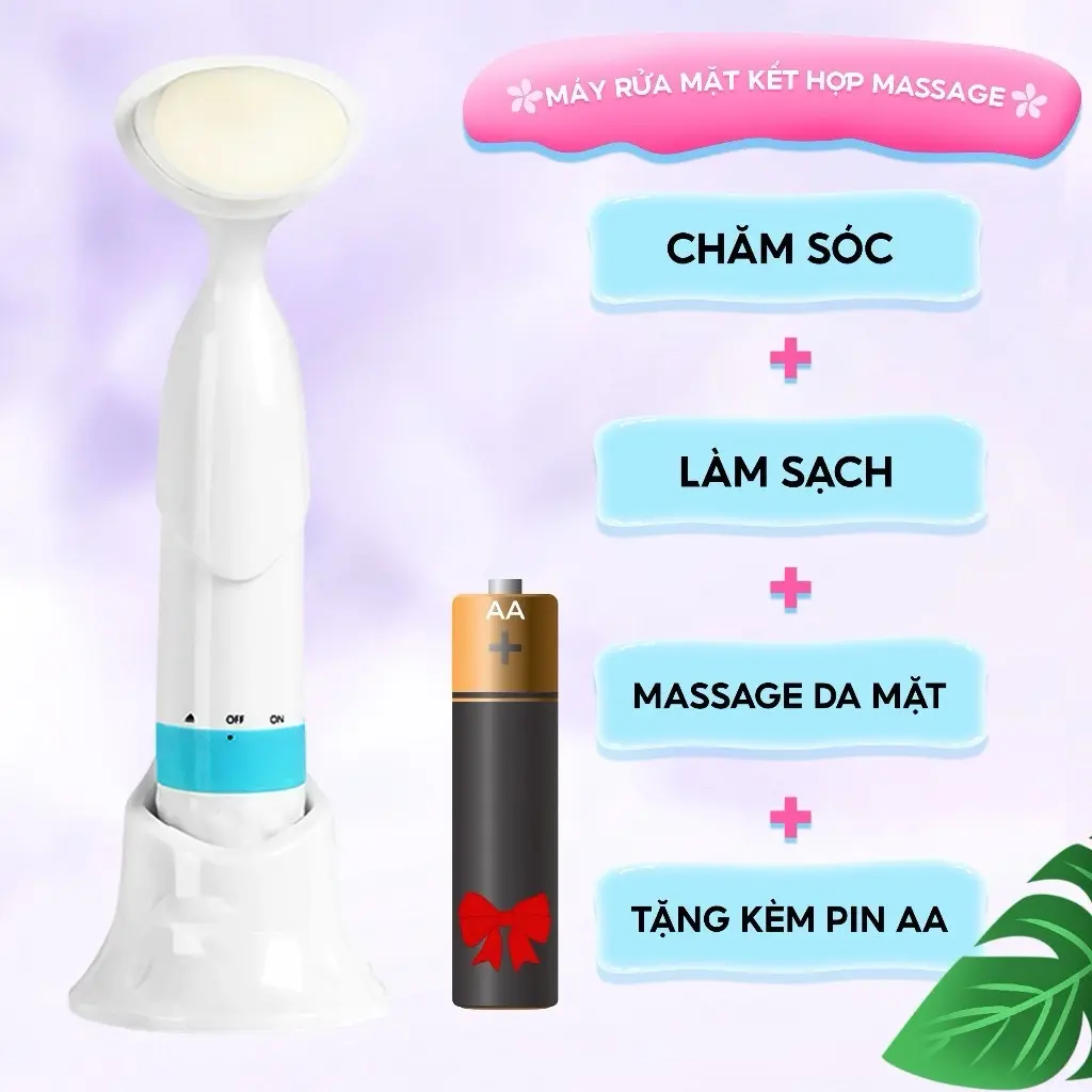 máy rửa mặt, massage mặt, mắt tiện lợi đa năng Skincare