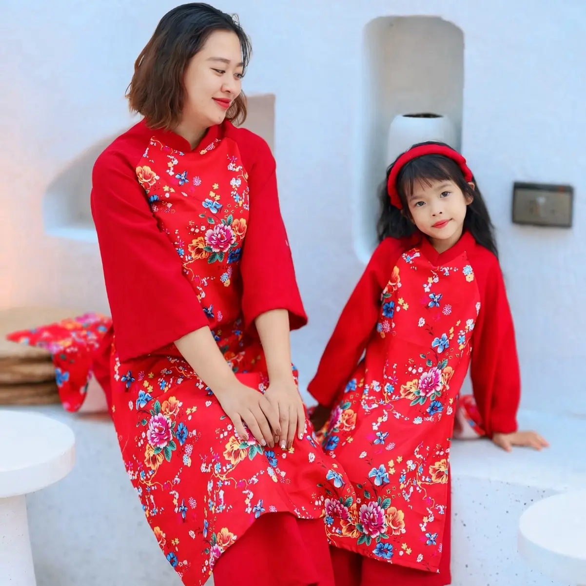 Áo dài Phụng dành cho người lớn
