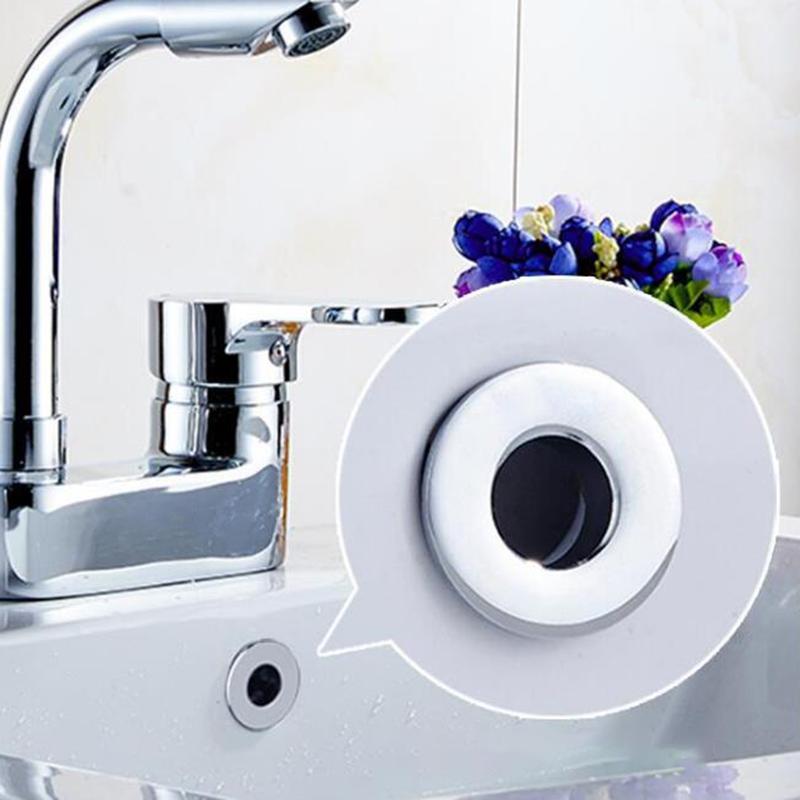 Sink Basin Trim Overflow Cover Six-foot Ring Insert In Hole Cap Bathroom Fitting 4