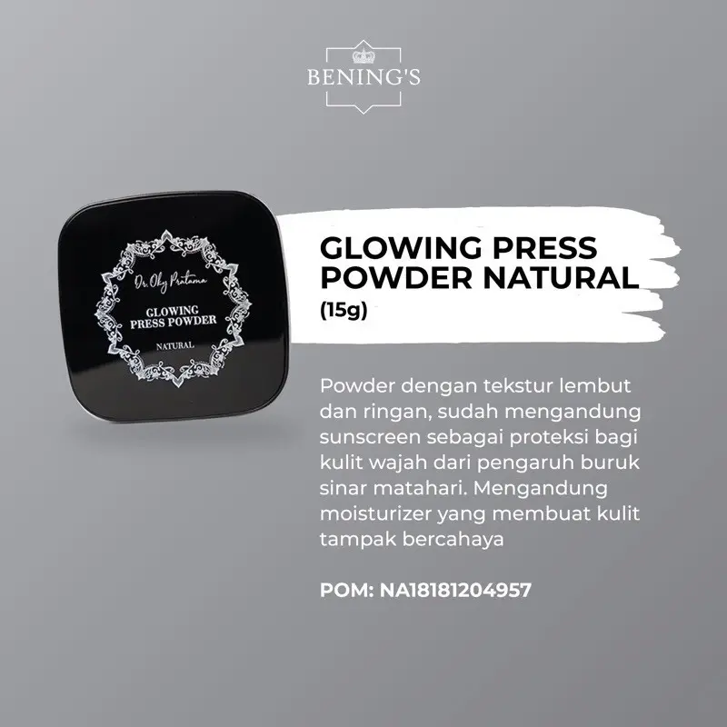 Bening's Glowing Press Powder (bedak padat)