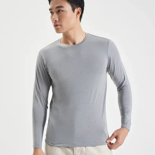 Áo giữ nhiệt nam cổ tròn 8IT23W002