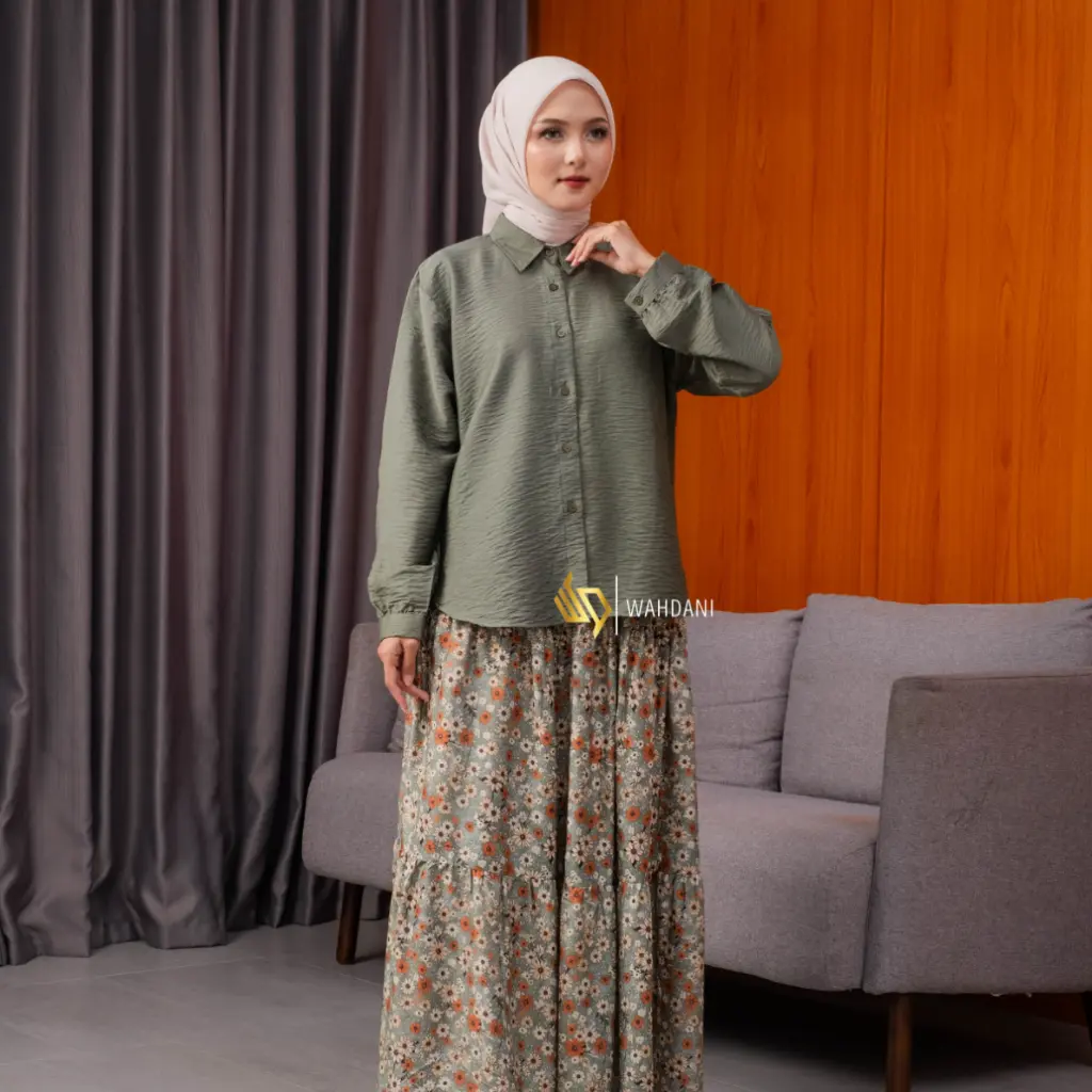 Oneset rok Setelan Rok Rayon Super Premium mix Atasan Pololinen Premium SADIYA By.WAHDANI