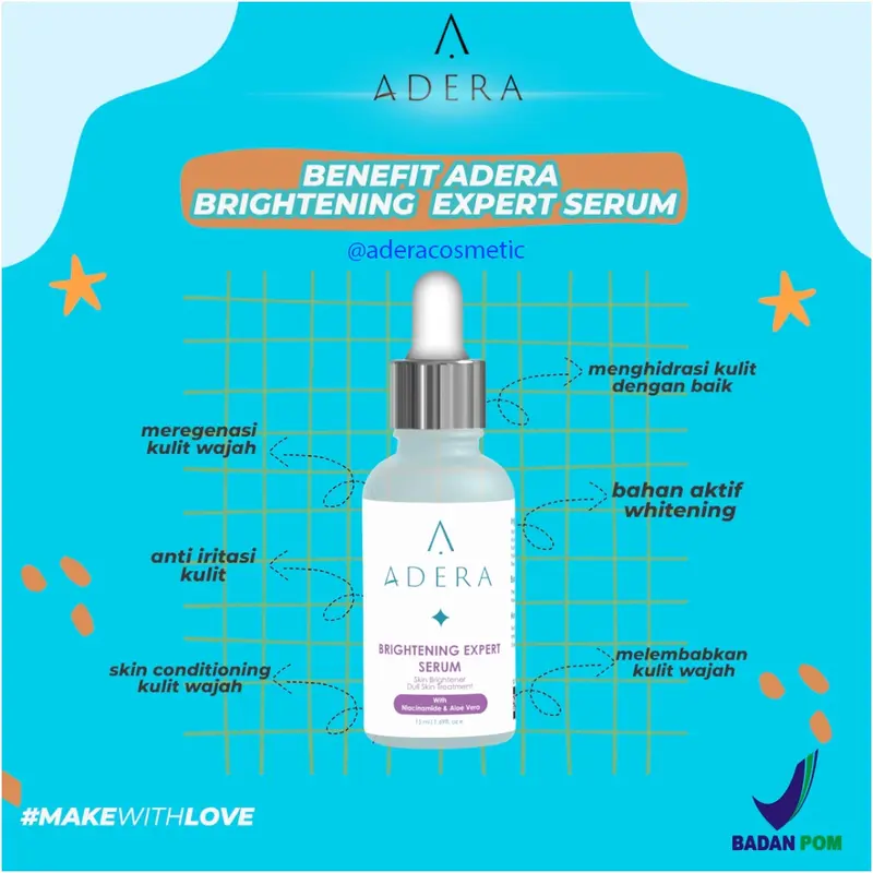[ BISA COD ] SERUM PENGHILANG FLEK/SERUM WAJAH PENGHILANG JERAWAT/Serum Adera wajah glowing flek hitam/ SERUM WAHITENIG TERBAIK DALAM 3 HARI/SERUM PENGHILANG FLEK/SERUM WAJAH GLOWING BPOM ORIGINAL Adera Anti Acne Serum Original BPOM  Lapak_Cantik87 1