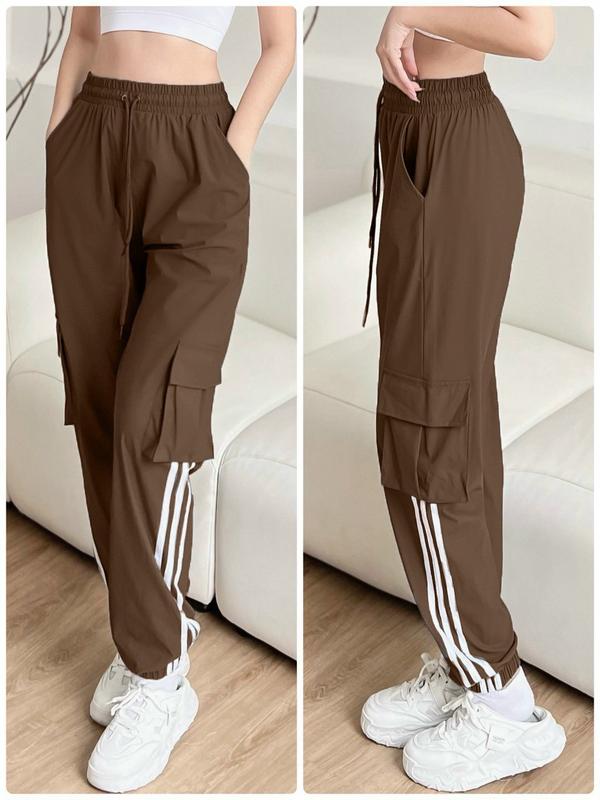 Quần Jogger Tập Gym Nữ Túi Hộp 3 Sọc Hot Hit thể 9