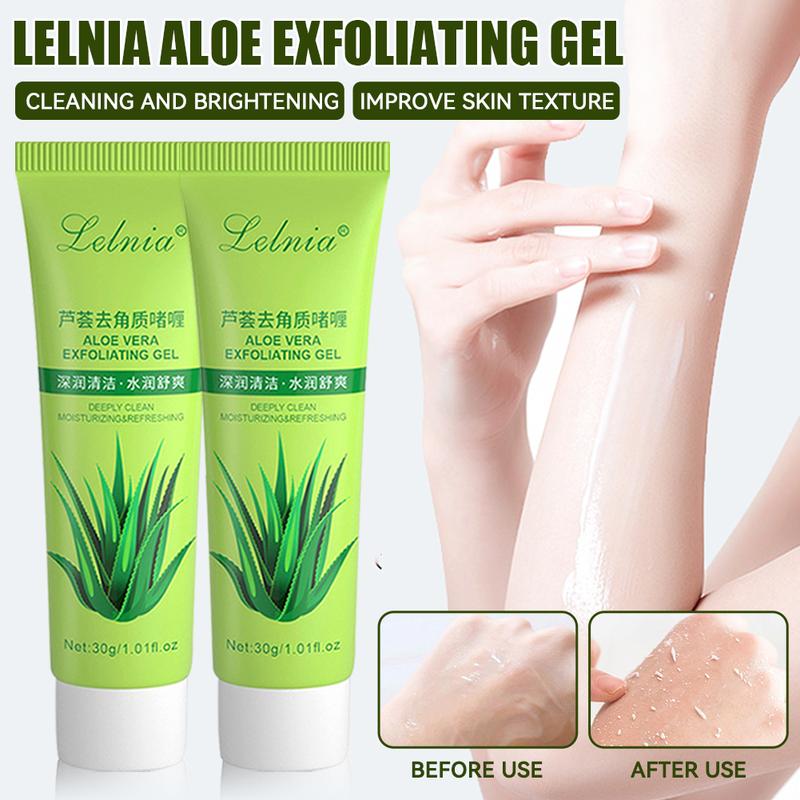 Product Introduction of Lelnia Aloe Exfoliating Peeling Gel Facial Scrub Moisturizing Brightening Nourishing Repair Scrubs Face Cream Beauty Skin Care Cleanser Cleansing Clear Foaming 16