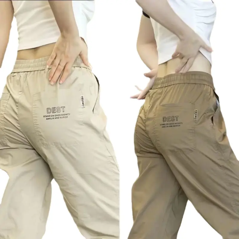 Quần Jogger Nam, Thương Hiệu Thời Trang Thường Ngày Xu Hướng Phong Cách Hàn Quốc, Dễ Phối Đồ Thích Hợp Cho Quần Áo Bảo Hộ Lao Động Và Trang Phục Mùa Hè, Đồ Quần Áo Thể Thao, Bộ Sưu Tập Mới Năm 2025 4