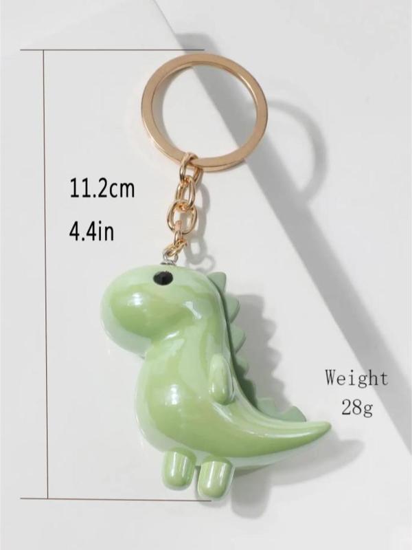 Casual Cute Dinosaur Keychain, Animal Shaped Pendant Key Ring for Keys and Phone, Lovely Fashion Kawaii Accessories for Best Friends Gift 4