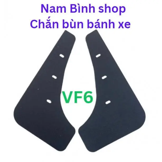 Bộ chắn bùn nhựa xe Vinfast VF6 - 2 chi tiết, nhựa dẻo cao cấp, chuẩn zin theo xe.