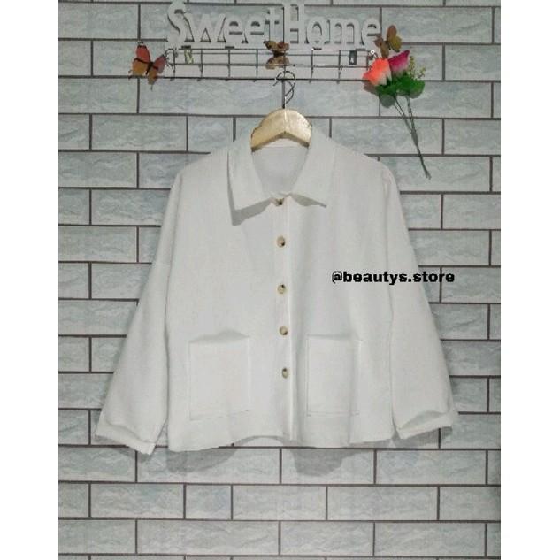[S23011] Cardigan Outer Bobal Jumbo Polos 1