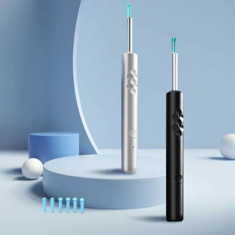 Electric Ear Wax Removal Kit, 1 Set Visible Ear Cleaner with Camera & Accessories, Ear Wax Removal Tool, Ear Cleaning Tool for Adults & Kids 2