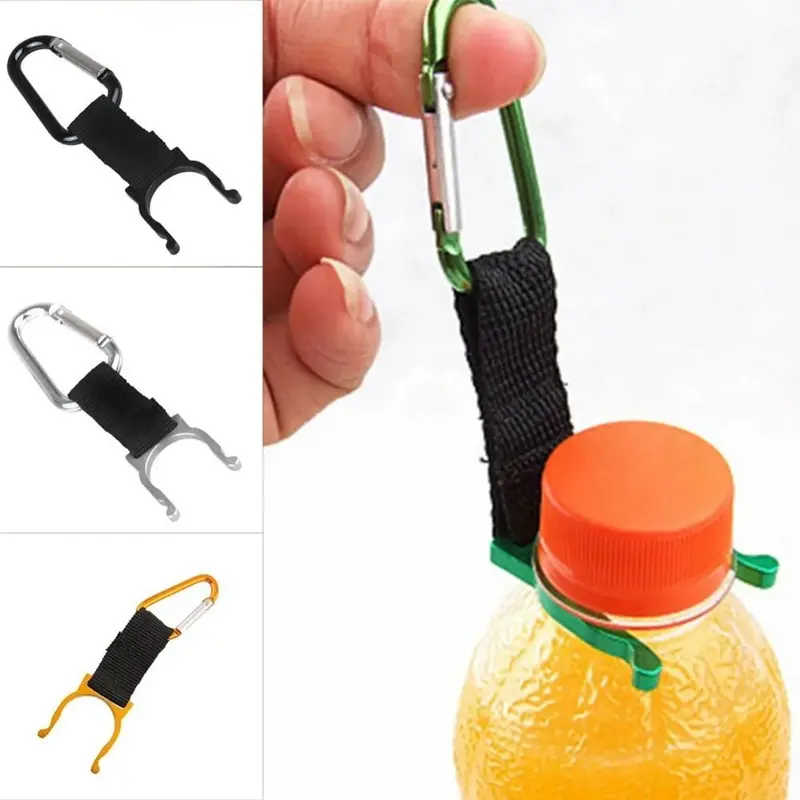 Khóa Chai Nước Bằng Nhôm, Đa Chức Năng, móc khóa chữ D, Móc Treo Ba Lô Mang Theo, Giá Đỡ Ấm Nước Nước, Thích Hợp Cho Thể Thao Và Sinh Tồn Ngoài Trời, Kẹp Chai Nước, Có D-Ring, Cho Thể Thao Ngoài Trời 3