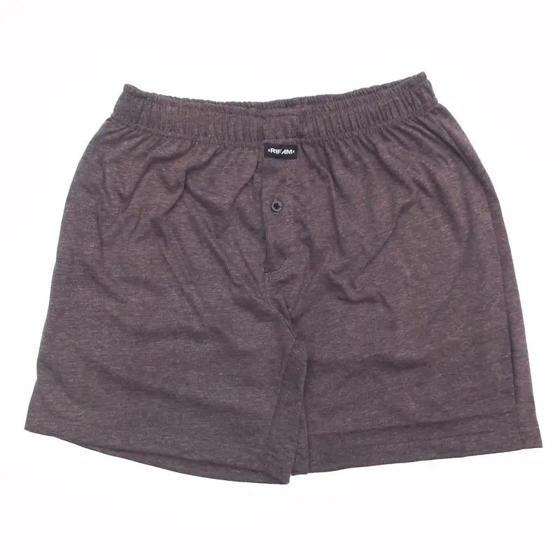 CELANA BOXER PRIA WANITA KATUN POLOS RIFAM MODEL KANCING 4