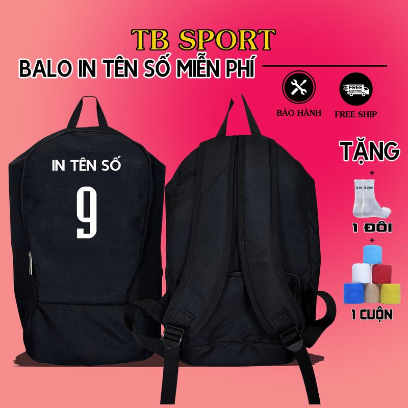 ba lô thể thao, in tên số theo yêu cầu miễn phí , 3 ngăn lớn có ngăn đựng giày riêng, 3 màu, độ bền cao , xu hướng thời trang thể thao, unisex, balo du lịch Túi Thể Thao Sport Bag Nam Đeo Vai phukien thethao