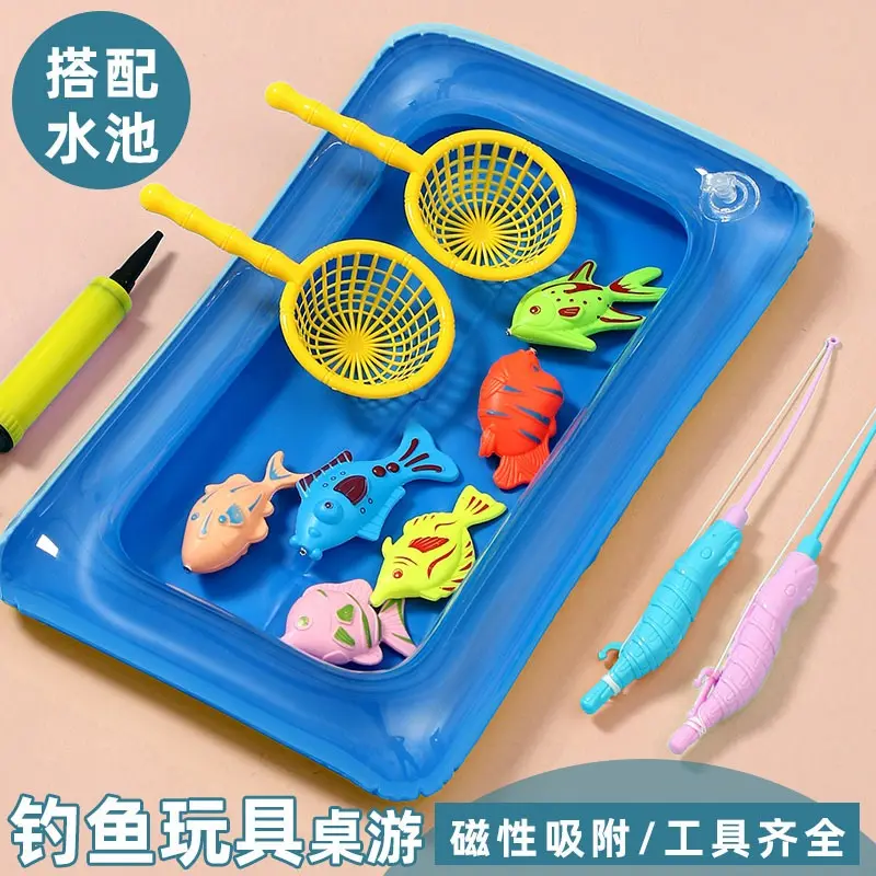 Bộ Đồ Chơi Câu Cá Cho Bé Có Gắn Nam Châm Kèm Phao Bơi - Đồ Chơi Cho Bé Ngày Hè 89010 1