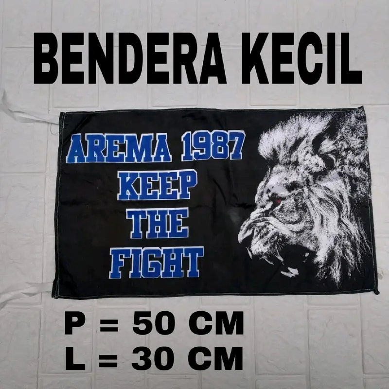BENDERA AREMA UKURAN KECIL 2