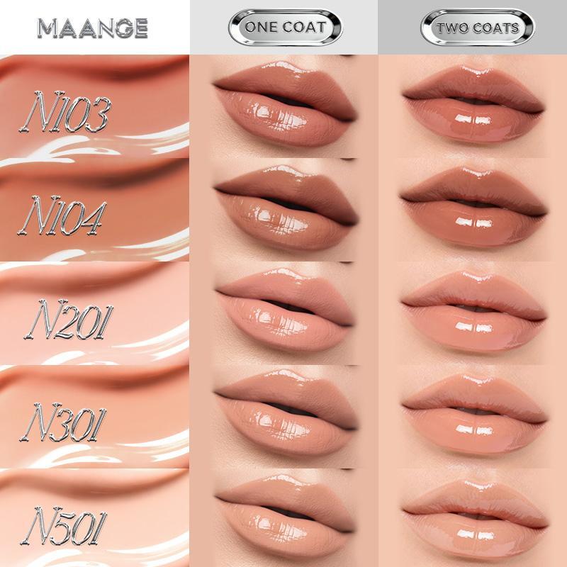 MAANGE Glasting Lip Tint 24 Shades – Tahan Lama, Anti Transfer & Melembapkan Bibir Gelap