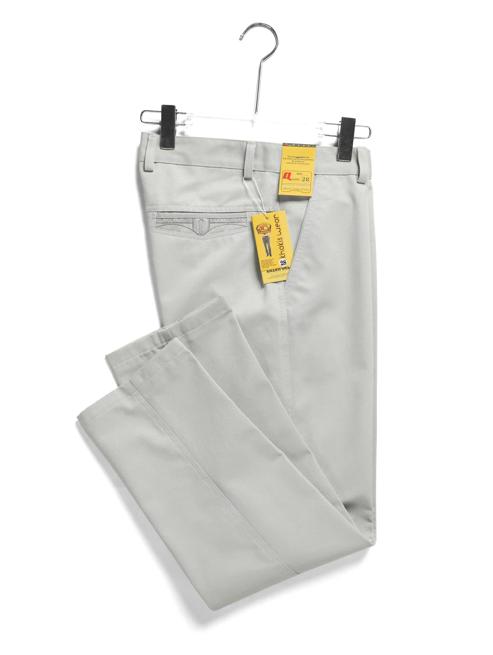 Quần dài kaki TRUNG NIÊN ống suông vải bền màu Menswear Nam Có Túi Pants ( QDTN15 )