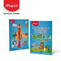 Gambar Maped Gel Crayon set 10 free kuas - Spesifikasi dari Maped Store Kota Administrasi Jakarta Timur 5 Tokopedia