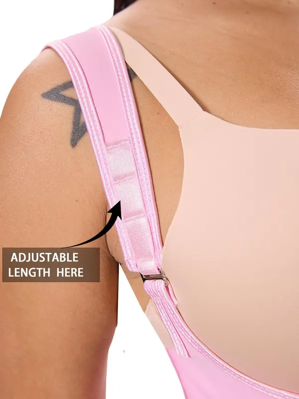 Women's Solid Color   Zipper Shapewear Tops, Comfortable Tummy Control Shaper, Women's Shapewear for Daily Wear 7