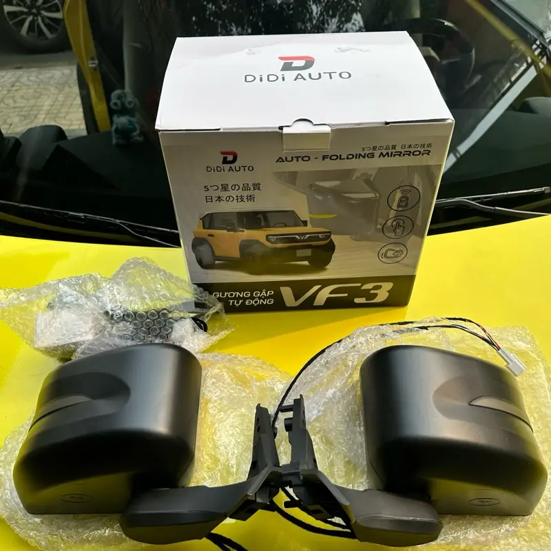 Gương Điện VF3 + xi nhan trên gương  + V4 bản nâng cấp sấy gương.