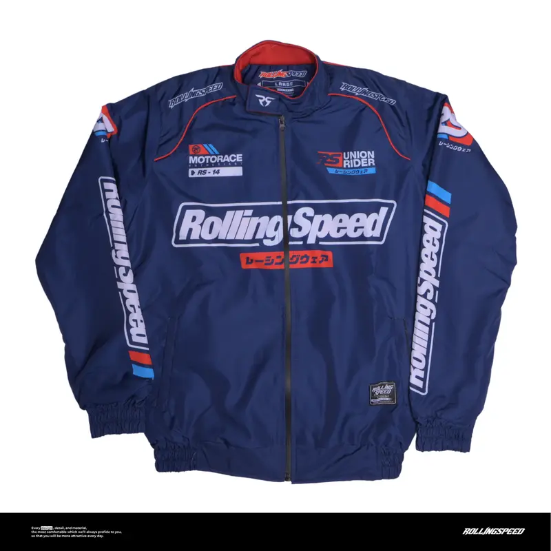 Rollingspeed Class Blue Jacket Nascar | Jaket Motor Biru 0