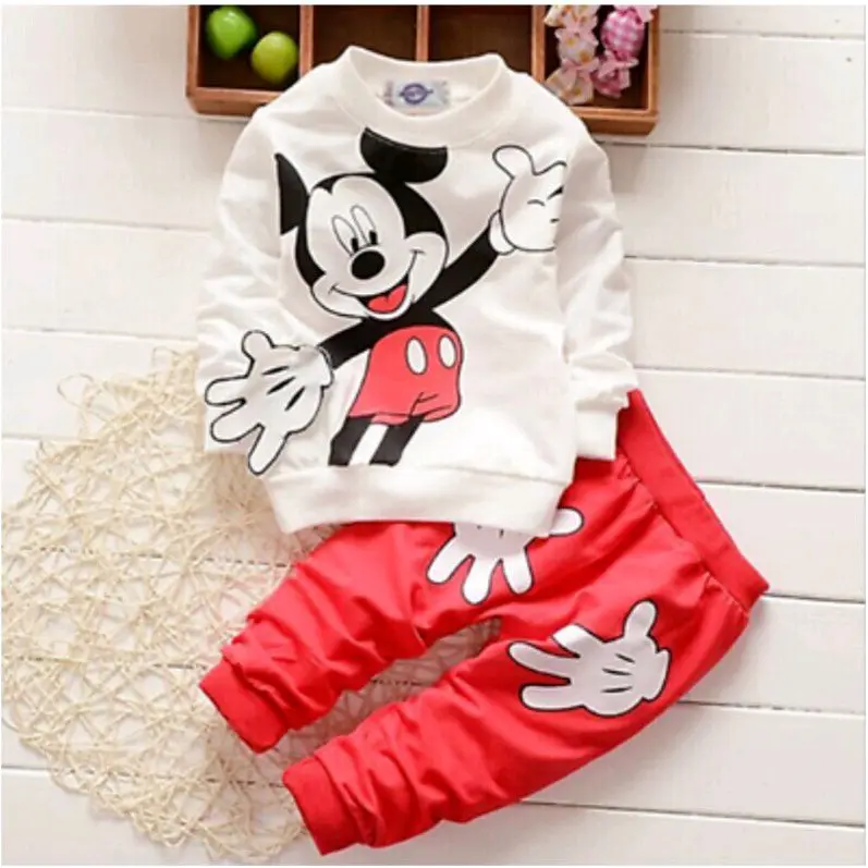 setelan anak Lengan panjang Mikimouse 1-9thn 2