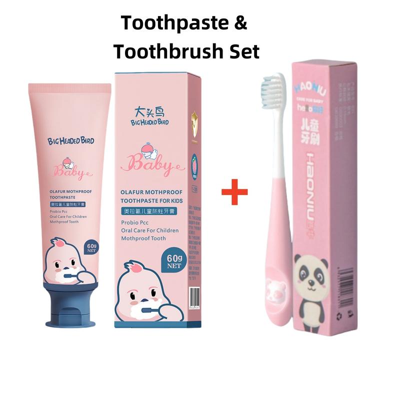 Buy 1 toothpaste get 1 toothbrush for free | Toothpaste & Toothbrush Set-Orafluor children's toothpaste for infants and young children, low fluoride, anti-caries and anti-tooth decay,Ages 1-12 6