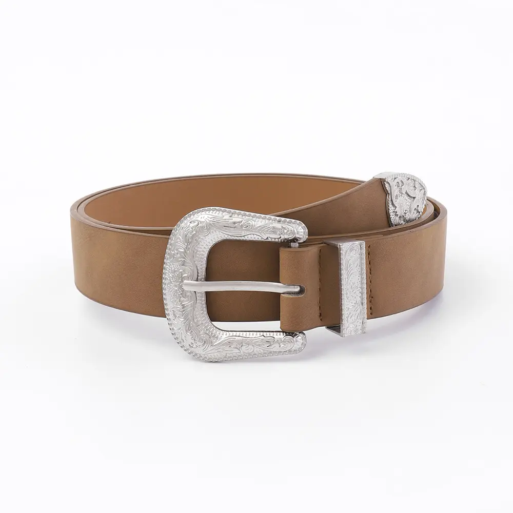 Three-Piece Women's Pin Buckle Belt Fashion Style Foreign Trade Belt Women's Processing Customized Production Export Women's Belt
