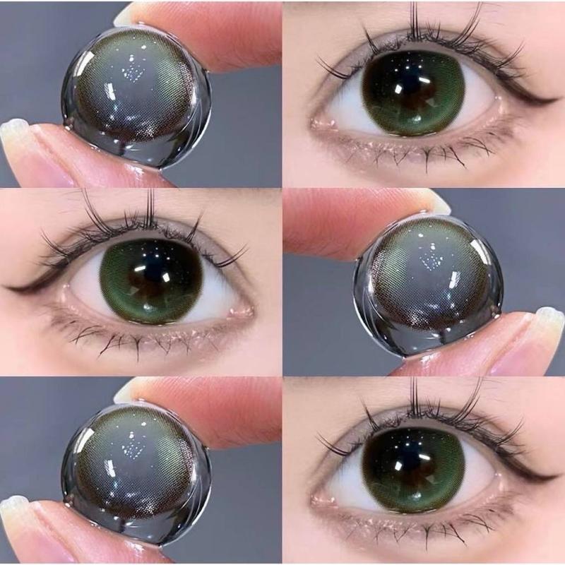 Lens Cận & 0 độ - Kính áp tròng xám xanh fiter douyin giãn vừa nhẹ nhàng tự nhiên Mily gray - 0 đến 7 độ