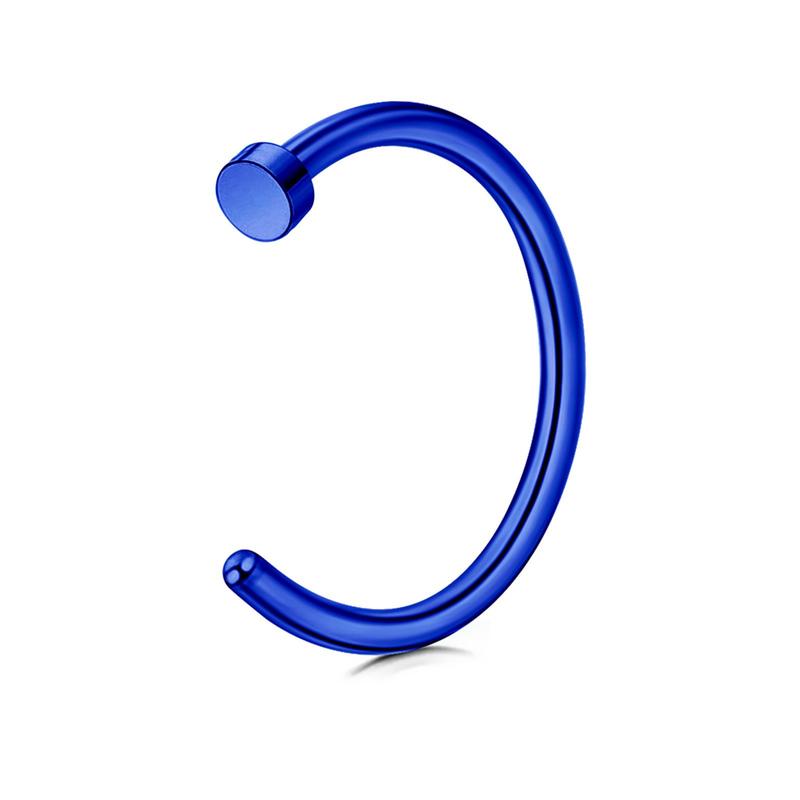 Product Introduction of Stainless Steel Personality No-Punch Lip Ring C-Shaped Non-Piercing Fake Lip Stud Unisex Nose Ring Ear Clip Lip Clip Piercing Jewelry 8