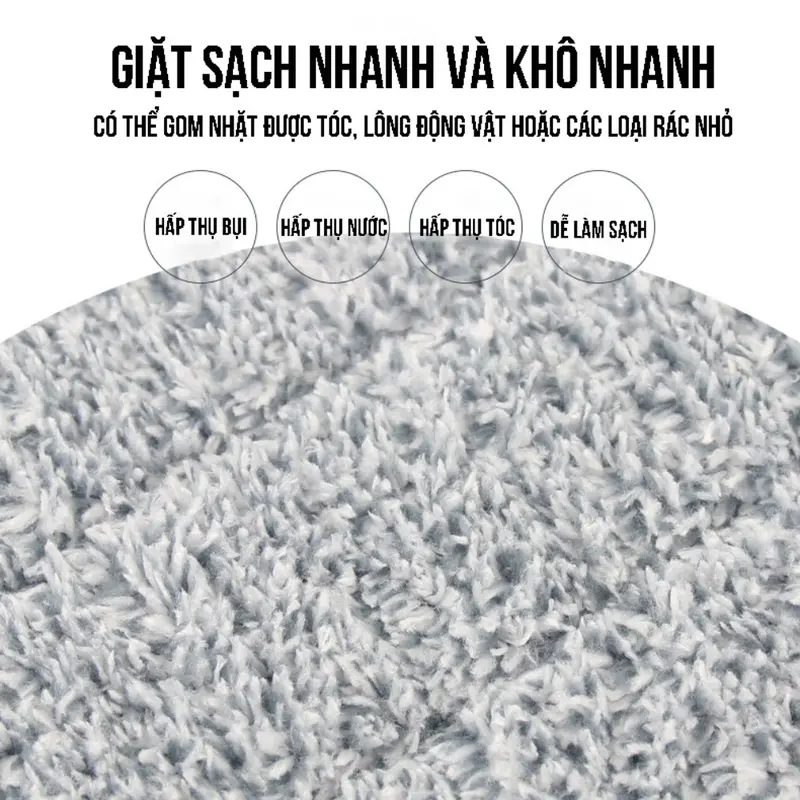 Bông lau nhà thay thế Lusen 4212, dùng cho cây lau nhà tự vắt thông minh. kích thước 42x12cm 7