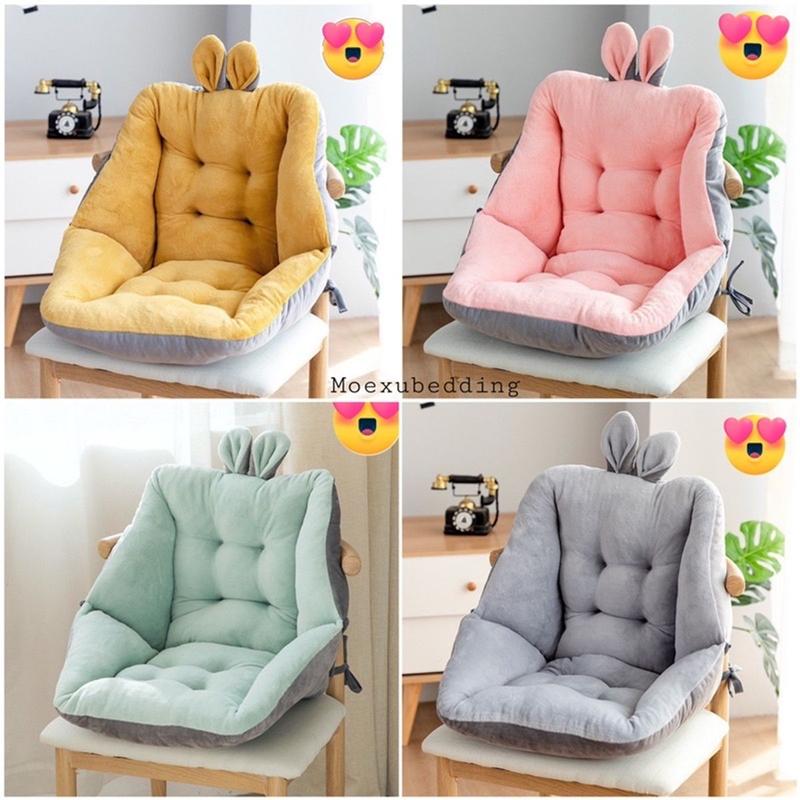 Đệm Tựa Lưng, Đệm ngồi bệt, lót ghế 2 trong 1 tiện lợi chống mỏi lưng , chống đau lưng -Ruột Bông Tinh Khiết 52cm x 52cm