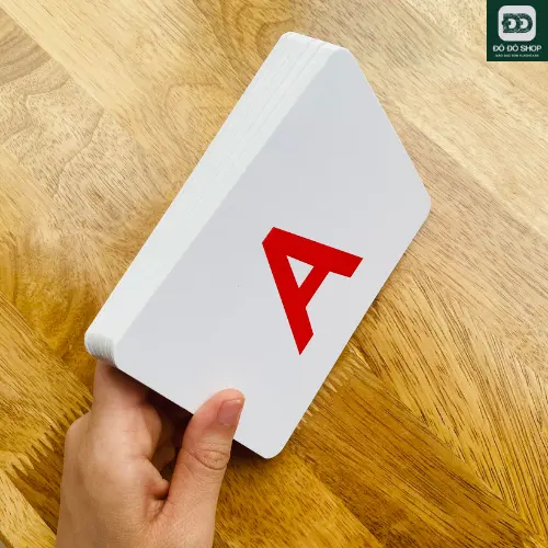 Flashcard chữ số, chữ cái cho bé yêu đủ size, thẻ học thông minh cho bé
