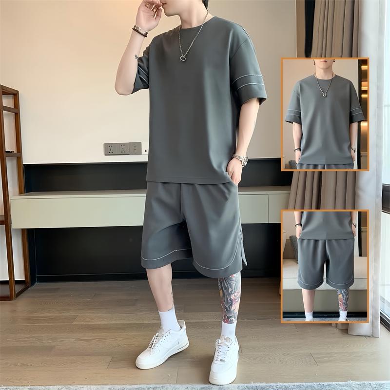   XẢ HÀNG  Bộ Quần Áo Thể Thao Thời Trang Nam ,Trẻ Trung,Năng Động Chất Cotton Tổ Ong Co Giãn Cao Cấp Menswear Polo Có Cổ 