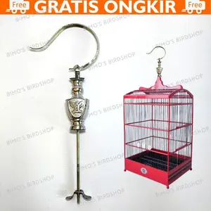 (TERMURAH) GANTUNGAN SANGKAR BURUNG CENGLUNG FULLSET PION CANTOLAN SANGKAR KOTAK PENTET LOVEBIRD GANTUNGAN