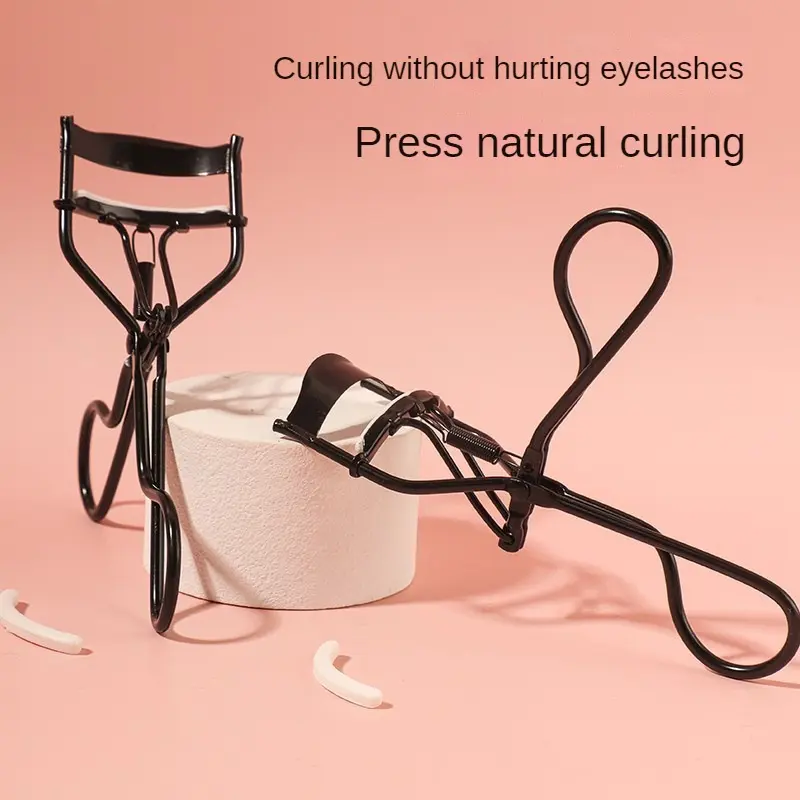 Bộ trang điểm mắt, 3 miếng, mascara không thấm nước, bút kẻ mắt dạng lỏng màu đen, dụng cụ uốn mi, mỹ phẩm trường học, trang điểm tự nhiên, bộ hoàn chỉnh  Nữ   Women  Cosmetic 1