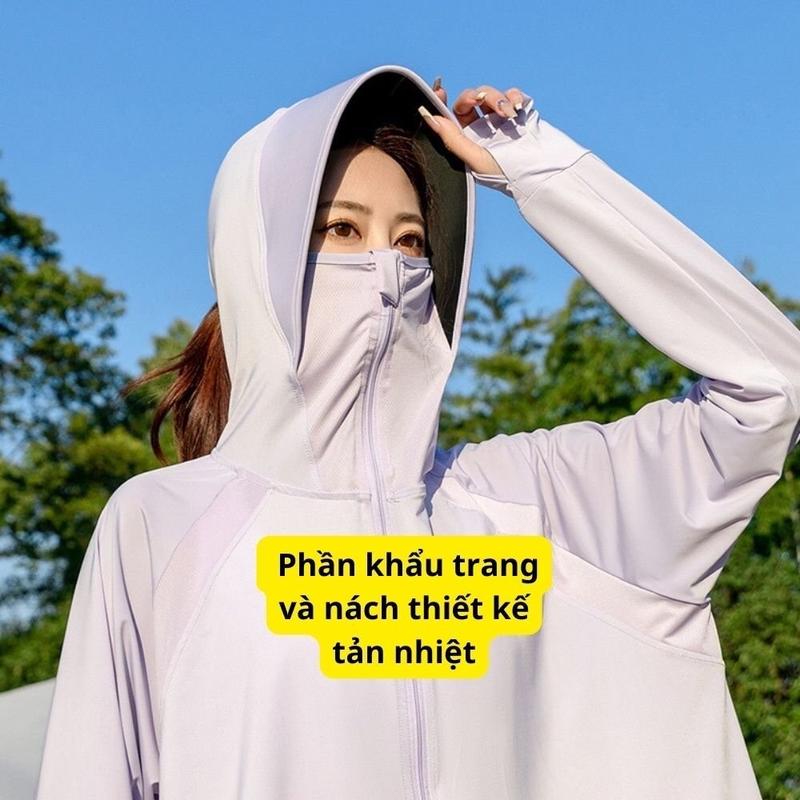 Product Introduction of Áo Chống Nắng Ngắn Nữ Dáng Cánh Dơi thun lạnh Cao Cấp,Co Giãn 4 Chiều 2