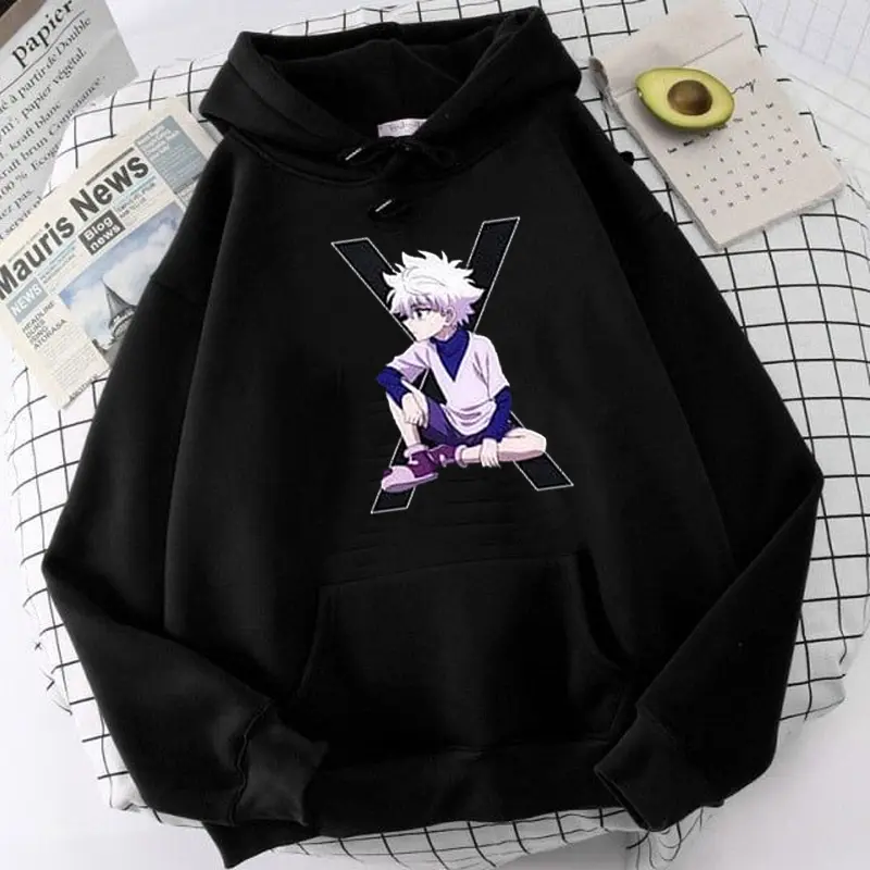 Sweater Anak Hoodie Killua Hunter x Hunter Laki-laki dan Perempun Tanggung