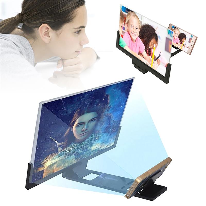 Product Introduction of เครื่องขยายหน้าจอ, 14 นิ้ว, 3D แบบพกพา, แว่นขยายหน้าจอ, ป้องกันรังสี, เหมาะสำหรับโทรศัพท์มือถือและวิดีโอ, วิดีโอ HD, ที่วางขายึดแว่นขยาย, เข้ากันได้กับสมาร์ทโฟนทุกรุ่น, Android, สีดำ, mkYeY 52