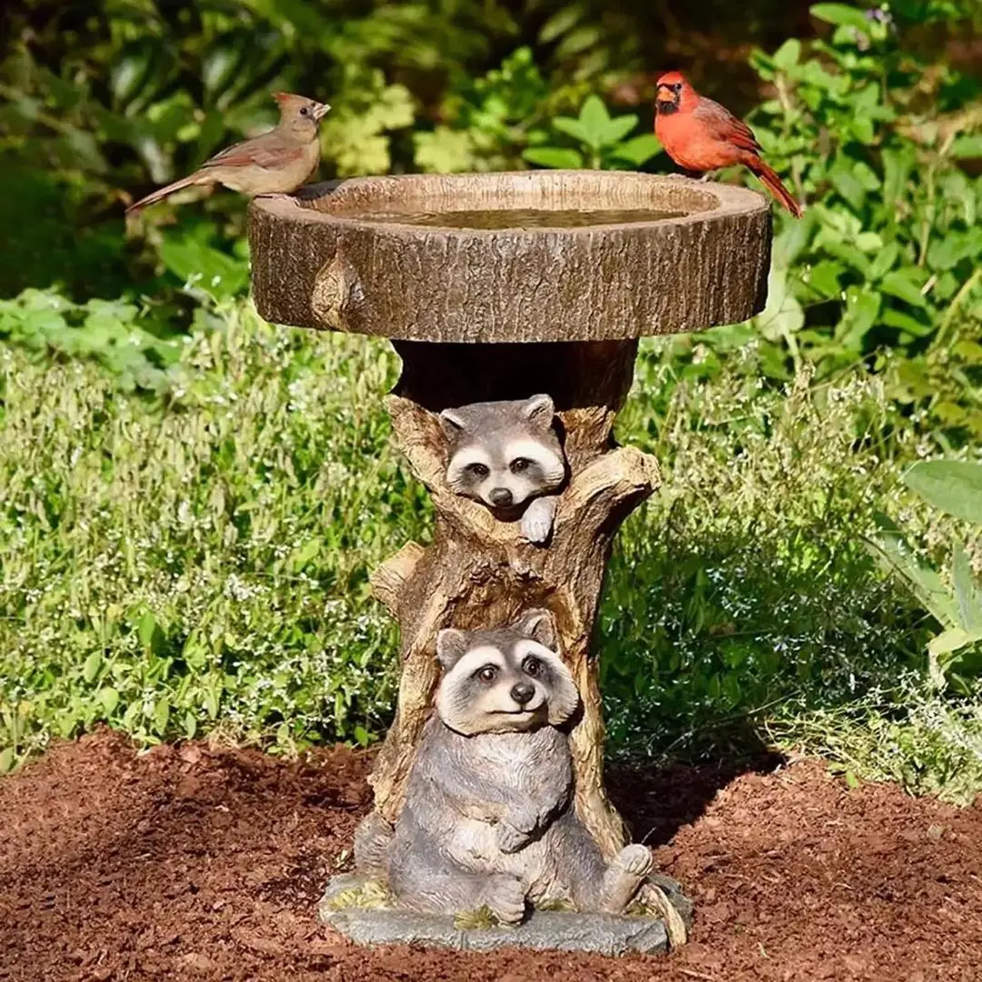 Animal Design Garden Statue, Cute Resin Garden Decoration, Outdoor Garden Decoration, Garden-Sculptures & Statues, Garden Supplies, Decorative