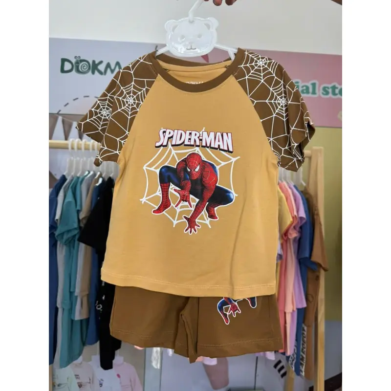 Bộ Zaglan cộc tay bé trai Dokma DB2699  (2-6Y) chất vải Cotton 2