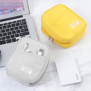 Túi Đựng Tai Nghe Sạc Dự Phòng, Cầm Tay, Chất Liệu Vải Oxford, Không Thấm Nước, Túi Đựng Cáp Dữ Liệu, Phụ Kiện Kỹ Thuật Số, Túi Đựng Chuyên Dụng, Thích Hợp Cho Nam Giới, [Q-Men]