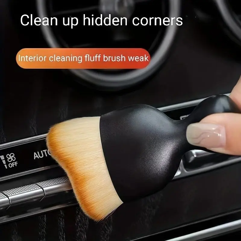 Car Cleaning Brush Set, Car Detailing Brush Set, Car Interior Cleaning Brush, Multifunctional Car Cleaning Tool for Car Interior & Exterior 4