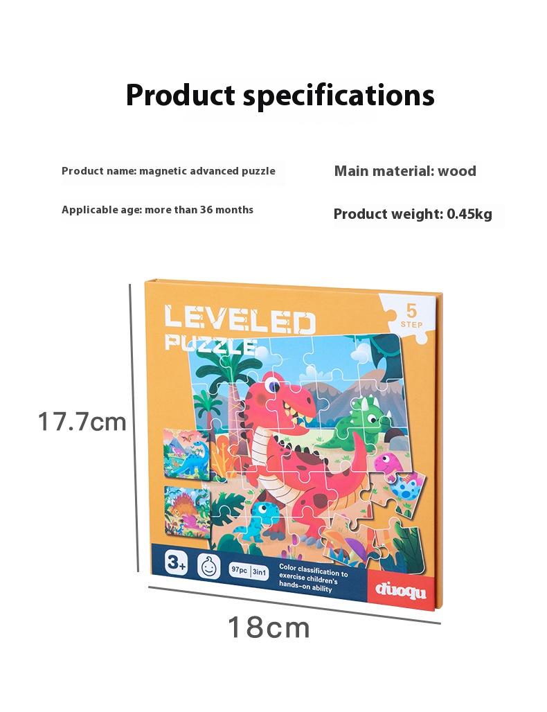 Product Introduction of Advanced Magnetic Puzzle 3-6 Years Old, Baby and Child Early Education Educational Toys Magnetic Puzzle Book 11