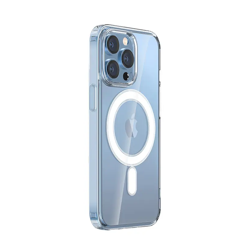 Magsafe Magnetic Phone Case Compatible with New Apple 16 Transparent Acrylic 13 Pro Full Coverage iPhone 15/14/13/12/11/X/16 Hard Case
